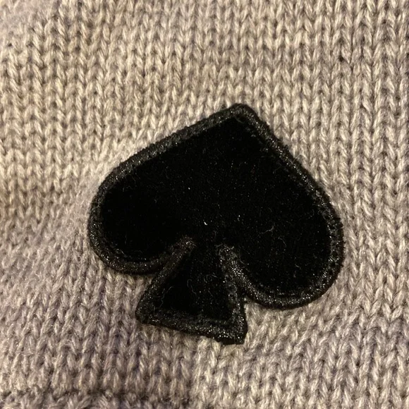 NWT KATE SPADE FLOCKED SPADE GLOVES - Picture 5 of 8